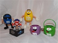 Lot of 5 M&M Toys