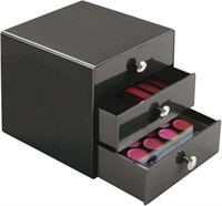 iDesign Plastic 3-Drawer Jewelry Box, Compact