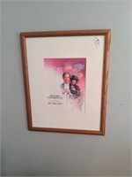 My fair lady poster, Matted and framed with anti