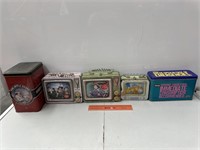 Assorted Household Tins Inc. Lunch Boxes &