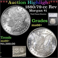 1880/79-cc Rev '78 Morgan Dollar Vam 4 Top 100 TOP