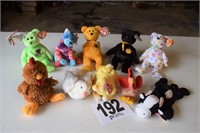 (10) Ty Beanie Babies