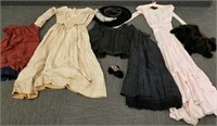 Group of Victorian etc clothing including beaded