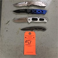 (3) Smith & Wesson Knives