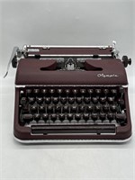 Vintage Deluxe Olympia Typewriter with Hard Case