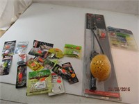 New Ice Fishing Kit Lures Worms