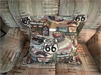 Route 66 Upholstered Pillow