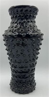 Black Hobnail Vase