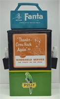 (N) Vtg. Polly Gas Windshield Service Box
