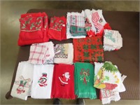 Lot of Christmas Hand Towels
