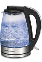 Used-Hamiton Beach 40864C Glass Electric Kettle,