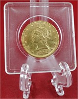 1892 $10 Gold Piece - 5% B.P.
