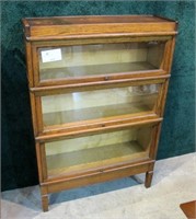 Macey oak sectional bookcase,