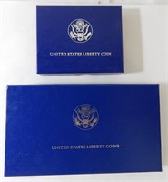(2) 1986 US Liberty Coins Uncirculated Silver