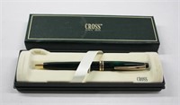 Cross Black Ball Point Pen w Case - Works