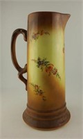 Large French hand painted handled Tankard