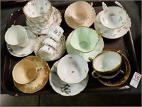 CHINA CUPS & SAUCERS