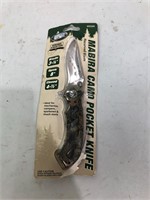 Mabira Camo Pocket Knife