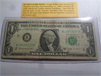 1963 $1 BARR NOTE
