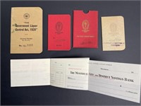 Vintage documents, liquor permit Montreal City a