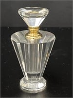 Facetted Crystal Perfume Bottle