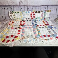 Hand Sewn Scalloped Edge Quilt