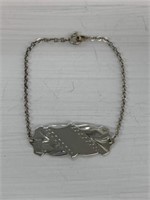 I.D. Bracelet 6 1/2 " Sterling Silver