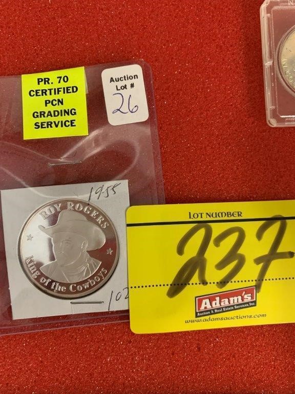 .999 SILVER ROY ROGERS ROUND