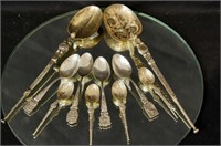 Collection of Antique English Sterling Spoons