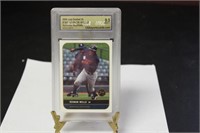 A Graded Veron Wells Baseball Card