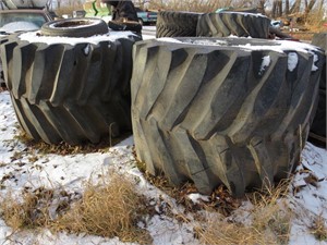 (2) 66X43.00-25 USED TIRES