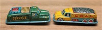 Japanese Postwar Tin Litho Friction Toys (2)