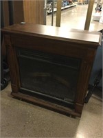 Rolling Small Electric Fireplace Heater - approx.