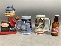 Beer Steins, Labatt's Collectible and More