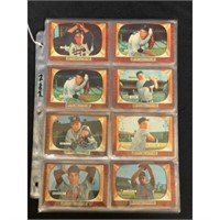 (48) 1955 Bowman Crease Free Baseball Cards