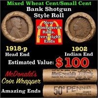 Small Cent Mixed Roll Orig Brandt McDonalds Wrappe