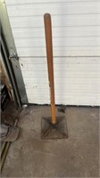 10” x 10” tamper