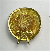 Gold Tone Hat Pin