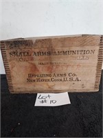 Antique Small Arms ammunition box.