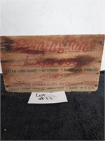 Antique Remington Express ammunition box.