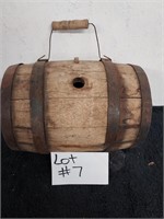 Old whiskey barrel