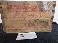 Old antique Remington Express ammunition box.