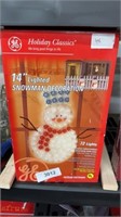 14 inch lighted snowman