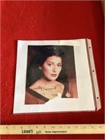 Autographed Marina Sirtis StarTreck Photo