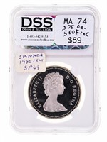 1982 Canada  Silver Dollar Regina Centennial PF69
