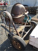 Cement Mixer on Trailer