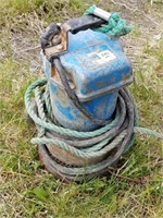 Heavy duty single trash pump unknown brand used in