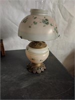 17x10in vintage eagle oil lamp