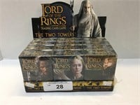 NIB Box of 2002 Lord of the Rings 12 (63) Card Dec