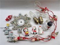 Vintage Christmas Pixies, Light, & Figurine